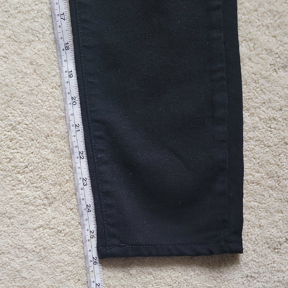 💗 PAIGE Verdugo Crop Denim Jeans Black 29 - Picture 6 of 6